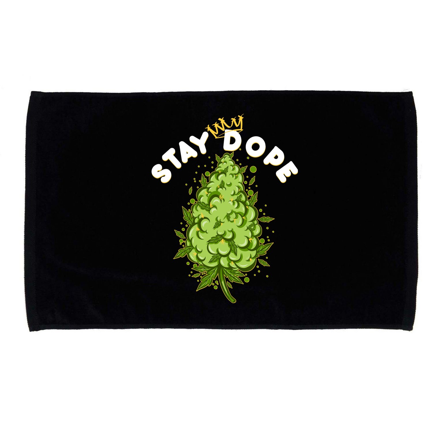 Stay Dope Cannabis Marijuana Bud Microfiber Hand Towel