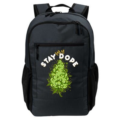 Stay Dope Cannabis Marijuana Bud Daily Commute Backpack