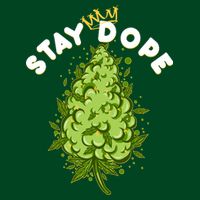 Stay Dope Cannabis Marijuana Bud Long Sleeve Shirt