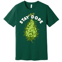 Stay Dope Cannabis Marijuana Bud Premium T-Shirt