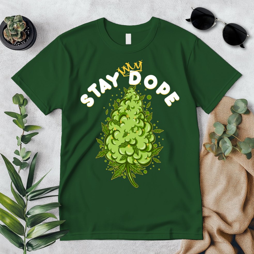 Stay Dope Cannabis Marijuana Bud Premium T-Shirt