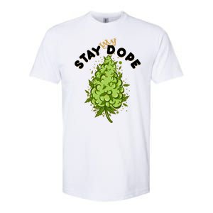 Stay Dope Cannabis Marijuana Bud Softstyle CVC T-Shirt