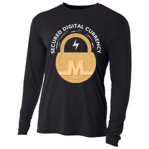 Secured Digital Currency Cooling Performance Long Sleeve Crew