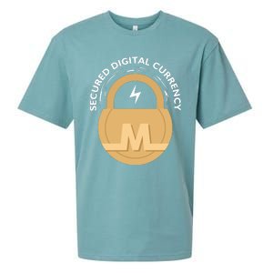 Secured Digital Currency Sueded Cloud Jersey T-Shirt