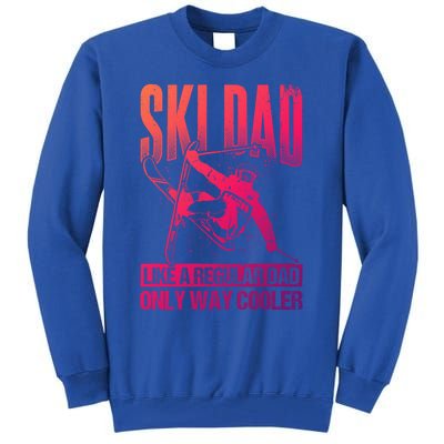 Ski Dad Cool Dad Best Dad Mountains Skiing Wintersport Gift Tall Sweatshirt