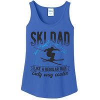 Ski Dad Cool Dad Best Dad Mountains Snowboard Ski Sport Funny Gift Ladies Essential Tank