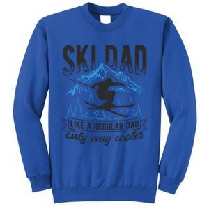 Ski Dad Cool Dad Best Dad Mountains Snowboard Ski Sport Funny Gift Tall Sweatshirt