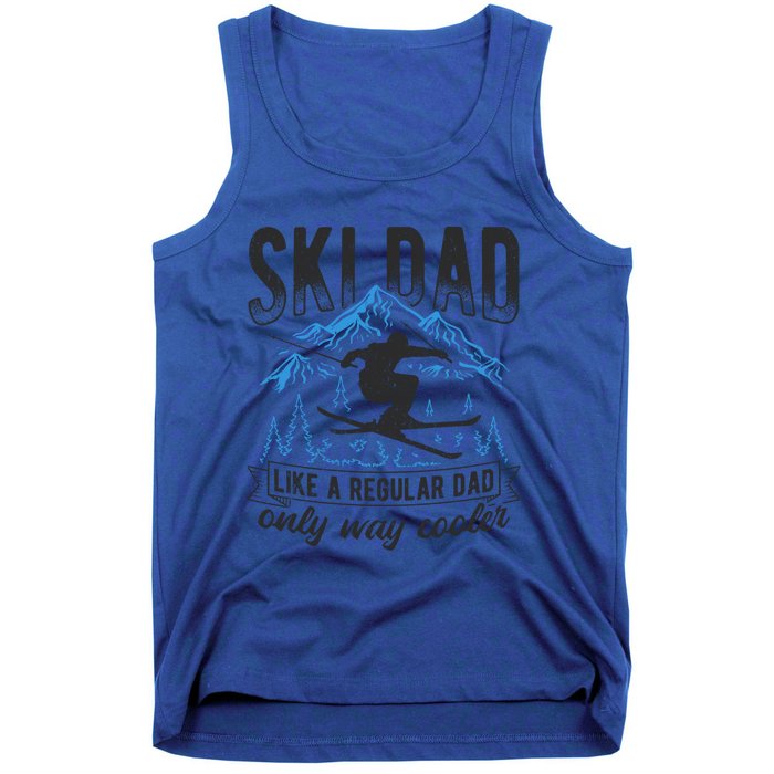 Ski Dad Cool Dad Best Dad Mountains Snowboard Ski Sport Funny Gift Tank Top