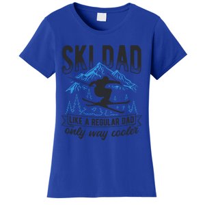 Ski Dad Cool Dad Best Dad Mountains Snowboard Ski Sport Funny Gift Women's T-Shirt