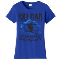 Ski Dad Cool Dad Best Dad Mountains Snowboard Ski Sport Funny Gift Women's T-Shirt