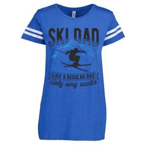 Ski Dad Cool Dad Best Dad Mountains Snowboard Ski Sport Funny Gift Enza Ladies Jersey Football T-Shirt