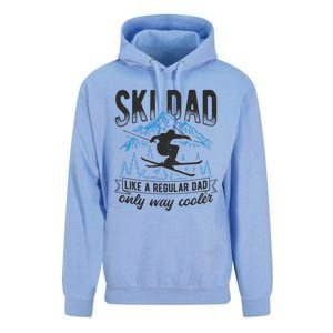 Ski Dad Cool Dad Best Dad Mountains Snowboard Ski Sport Funny Gift Unisex Surf Hoodie