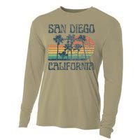 San Diego California Summer Vacation Cooling Performance Long Sleeve Crew