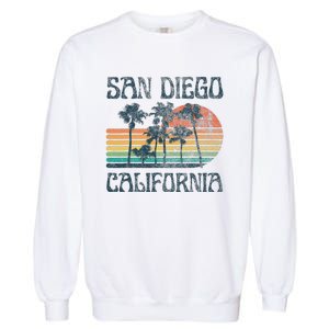 San Diego California Summer Vacation Garment-Dyed Sweatshirt