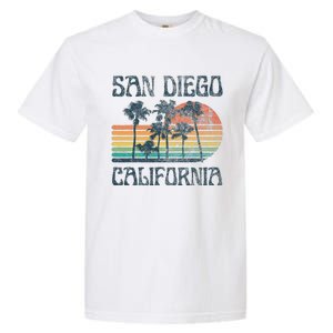 San Diego California Summer Vacation Garment-Dyed Heavyweight T-Shirt