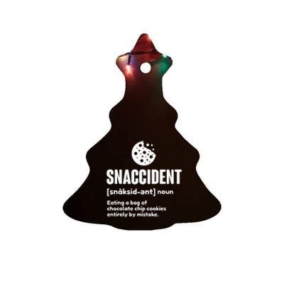 Snaccident Definition Cookie Cookies Ceramic Tree Ornament