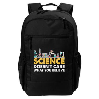 Science Doesn't Care What You Believe Science Teacher Students Backpack