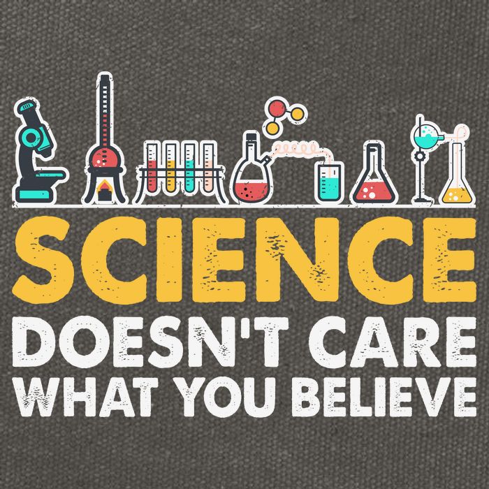 Science Doesn't Care What You Believe Science Teacher Students Cotton Canvas Backpack