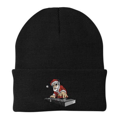 Santa Dj Christmas Disc Jockey Great Gift Beanie