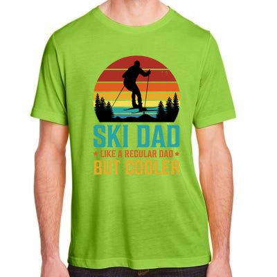 Ski Dad Cooler Regular Dad Fathers Day Funny Humor Outdoor Gift Adult ChromaSoft Performance T-Shirt