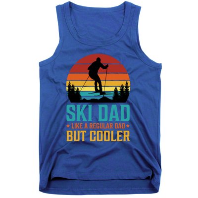 Ski Dad Cooler Regular Dad Fathers Day Funny Humor Outdoor Gift Tank Top