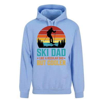 Ski Dad Cooler Regular Dad Fathers Day Funny Humor Outdoor Gift Unisex Surf Hoodie