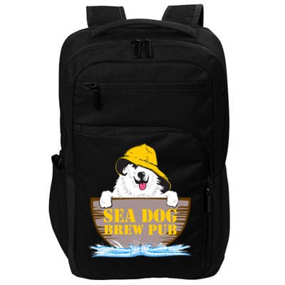 Sea Dog Cool Vector Design Impact Tech Backpack