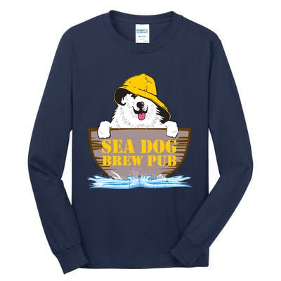 Sea Dog Cool Vector Design Tall Long Sleeve T-Shirt