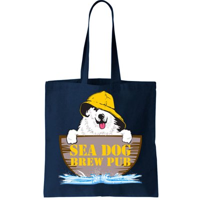 Sea Dog Cool Vector Design Tote Bag