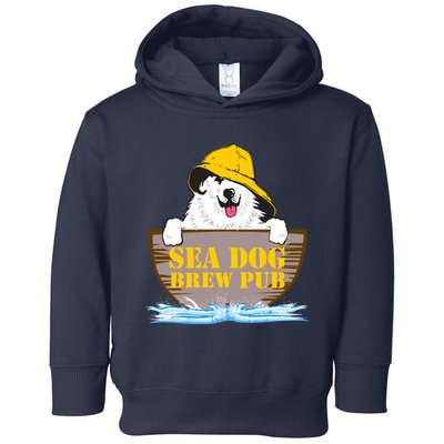 Sea Dog Cool Vector Design Toddler Hoodie