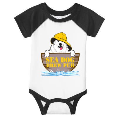 Sea Dog Cool Vector Design Infant Baby Jersey Bodysuit