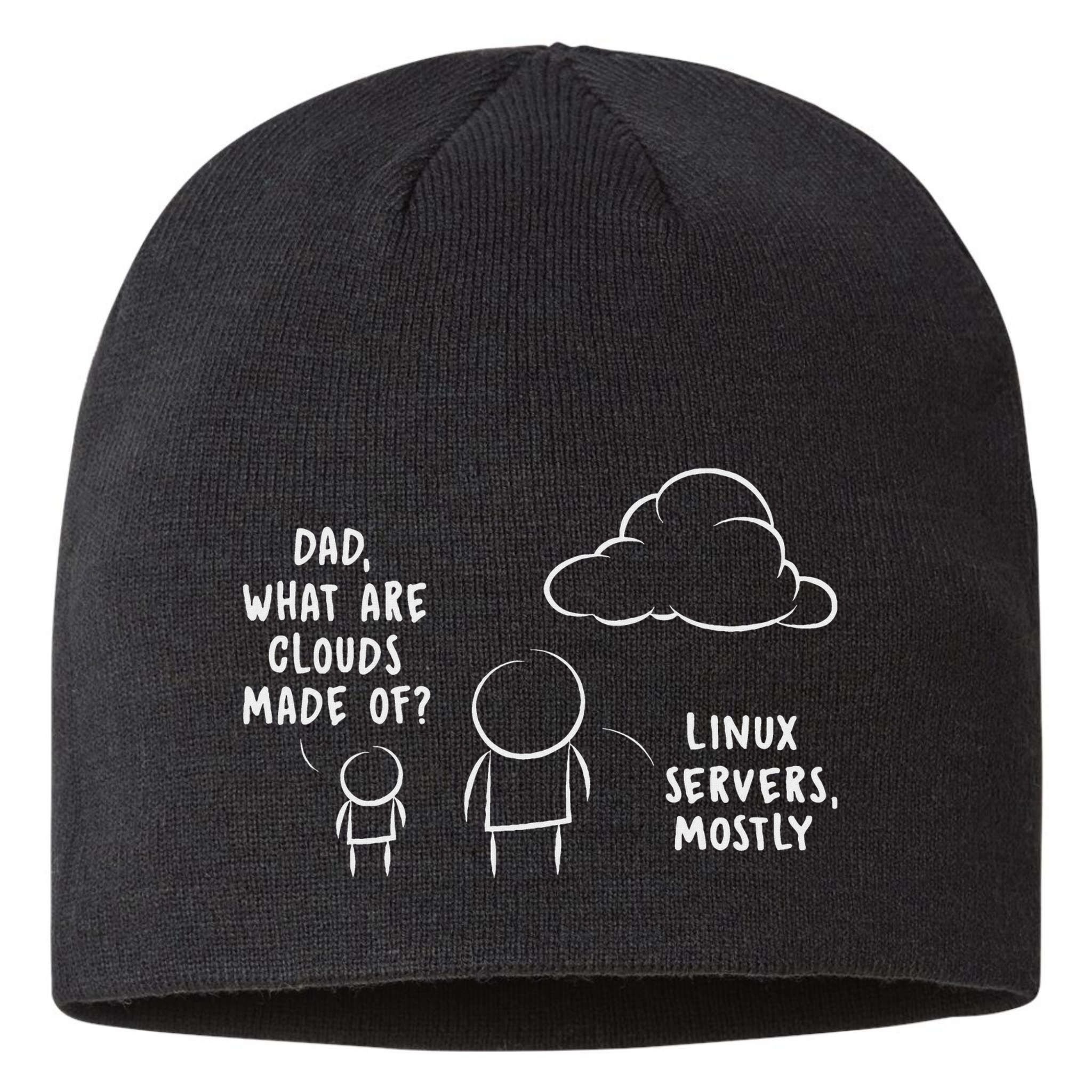 Software Developer Computer Engineer Nerd Funny Programmer Short Sleeve Sustainable Beanie