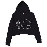 Software Developer Computer Engineer Nerd Funny Programmer Short Sleeve Crop Fleece Hoodie