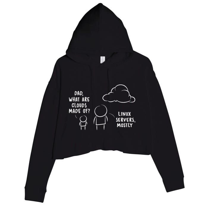 Software Developer Computer Engineer Nerd Funny Programmer Short Sleeve Crop Fleece Hoodie