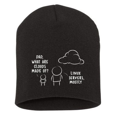 Software Developer Computer Engineer Nerd Funny Programmer Short Sleeve Short Acrylic Beanie
