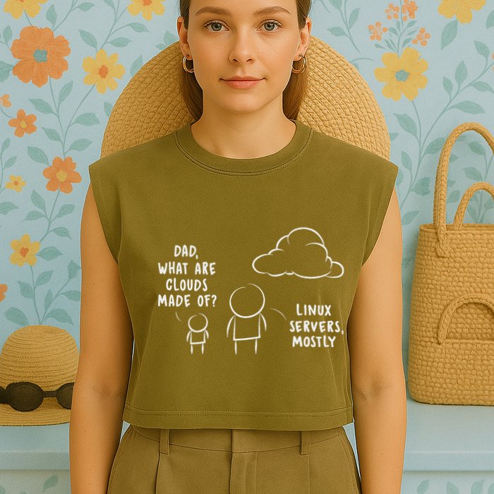 Software Developer Computer Engineer Nerd Funny Programmer Short Sleeve Garment-Dyed Women's Muscle Tee