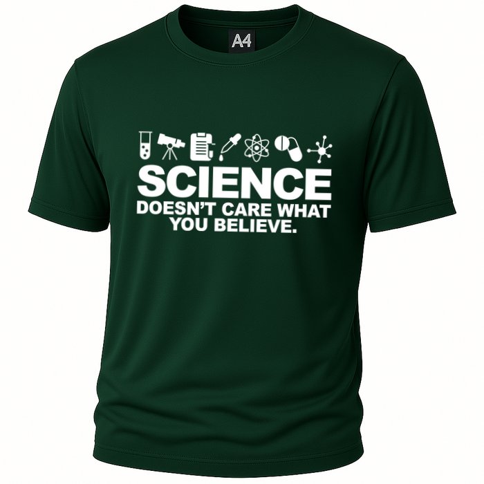 Science Doesn't Care What You Believe Cooling Performance Crew T-Shirt