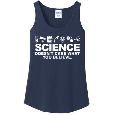 Science Doesn't Care What You Believe Ladies Essential Tank