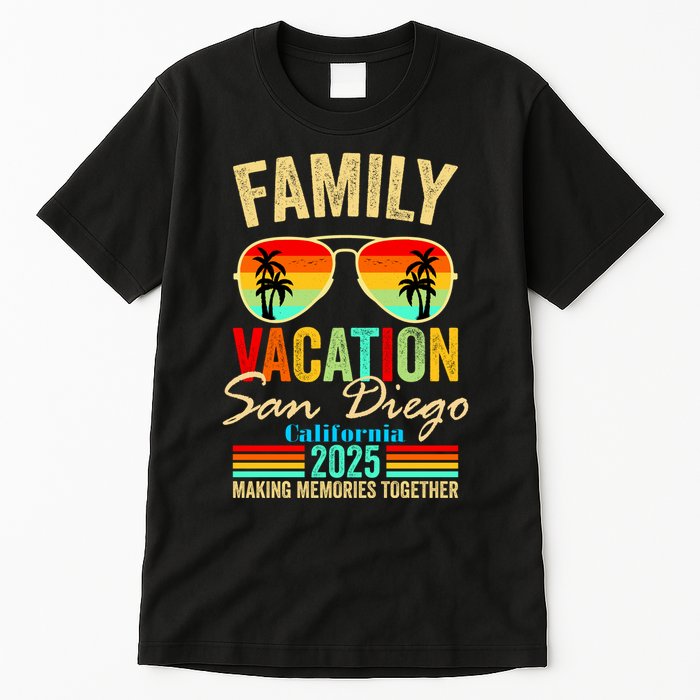 San Diego California Family Vacation 2025 Tall T-Shirt