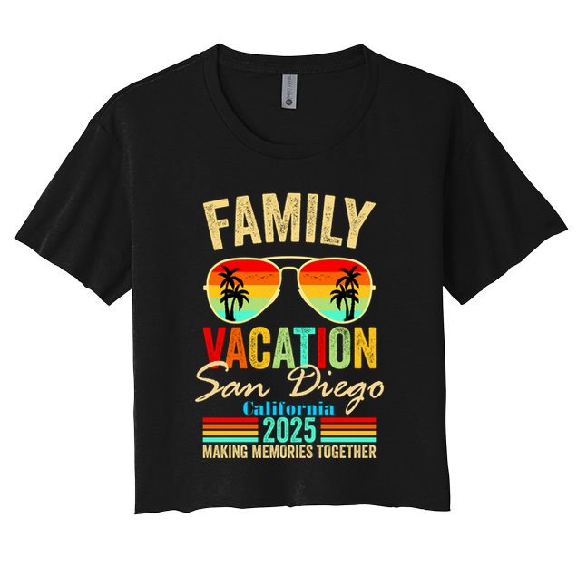 San Diego California Family Vacation 2025 Crop Top