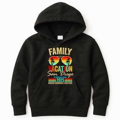 San Diego California Family Vacation 2025 Kids Hoodie