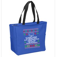Software Developer Computer Coding Programmer Ugly Christmas Cute Gift Zip Tote Bag