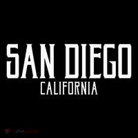 San Diego California Text With White Print Sustainable Beanie