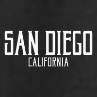 San Diego California Text With White Print Tumbler