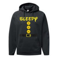 Sleepy Dwarf Costume Color Family Matching Dwarf Halloween Performance Fleece Hoodie