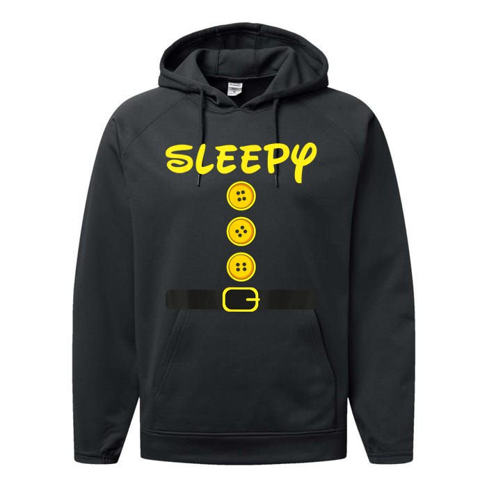 Sleepy Dwarf Costume Color Family Matching Dwarf Halloween Performance Fleece Hoodie