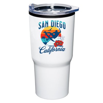 San Diego California Beach Surf Summer Vacation Vintage Tumbler