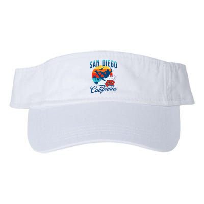 San Diego California Beach Surf Summer Vacation Vintage Visor