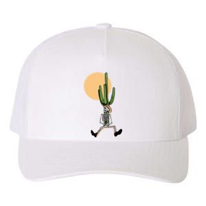 Sunshine Daydream Cactus Skeleton Yupoong Adult 5-Panel Trucker Hat