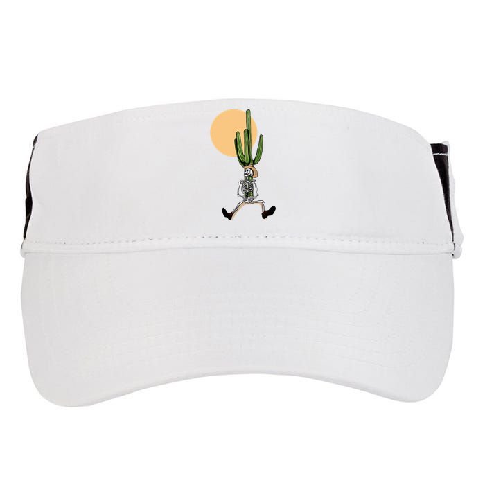 Sunshine Daydream Cactus Skeleton Adult Drive Performance Visor